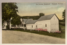 The Coolidge Homestead, Plymouth, Vermont VT Vintage Hand-Colored Postcard picture