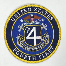 USN US UNITED STATES FOURTH FLEET patch picture