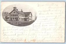 Norwood Massachusetts MA Postcard Everett School Building Exterior 1905 Antique picture