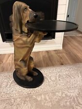 Sir Hawthorne Hound Dog Butler Serving Tray Table - Bombay Company, 1998 picture