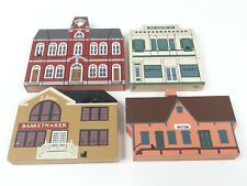 4 Vintage 1990s The Cats Meow Liberty Street Series Courthouse Railway  picture