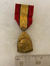 Authentic WWI Belgian Commemorative 1914–1918 War Medal picture