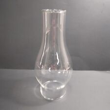 ONE (1) CLEAR KEROSENE GLASS OIL LAMP CHIMNEY SHADE - 3