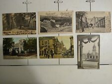 Lot of 6 Vintage 1905 - 1910 Pre-war England POSTCARDS Real Pictures RPPC picture