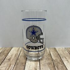 Vintage NFL Collectible ~ 1988 Dallas Cowboys Mobil Drinking Glass picture