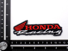 HONDA RACING EMBROIDERED PATCH IRON/SEW ON ~4-3/8'' x 1-3/8