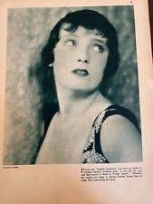 Pauline Stark, George Bancroft, Double Full Page Vintage Pinup picture