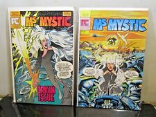 Ms Mystic #1,#2 Pacific Comics Origin Issue October 1987 Neal Adams BAGGED BOARD picture