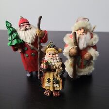 Santa Christmas Ornaments, Three Santas picture