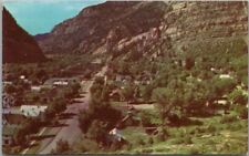 OURAY, Colorado Postcard Bird's-Eye View from Million Dollar Highway c1950s picture