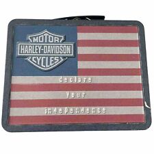 Vintage Harley Davidson  Metal Tin Lunch Box - Declare Your Independence. picture