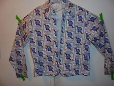 VINTAGE PABST BLUE RIBBON BEER JACKET,ZIPPER FRONT,2 POCKETS,MAIL IN OLDIE?COOL picture