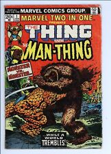 Marvel Two In One 1 - Man-Thing - Bronze Age Classic - 3.o GD/VG picture