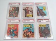 Vintage TOPPS 1957 Isolation Booth PSA Graded Trading Cards - Lot of 6  picture