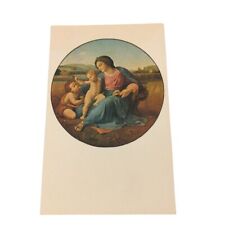 Postcard National Gallery Of Art The Alba Madonna Religious Chrome Unposted picture