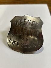 Vintage Deputy Sheriff Cheyenne Badge picture