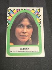 1977 Topps Charlie’s Angels Sticker #16 Sabrina picture