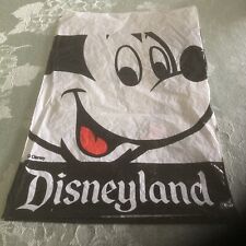 Vintage 90’s Disneyland Plastic Souvenir Bag Small 6x9 Mickey Mouse Rare picture