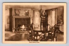 New Geneva PA-Pennsylvania, Home of Albert Gallatin Dining Room Vintage Postcard picture