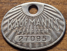 Pittsburgh, Pennsylvania Credit Charge Coin Kaufmann's Department Store picture