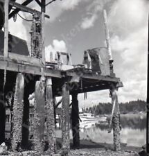 a17  Original Negative 1962 Gig Harbor pier barnacles 861a picture