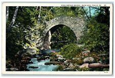 c1940's High Arched Bridge Buck Hills Pennsylvania PA Unposted Trees Postcard picture