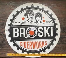Ciderworks Broski Beer Sign picture