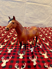 Vintage Breyer Classic Quarter Horse Mare Model #3045 Figure w/ white strip picture