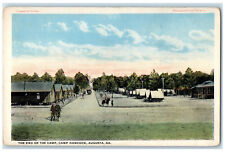c1920's The End of the Camp Hancock Augusta Georgia GA WW1 Antique Postcard picture