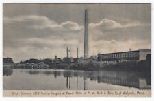 East Walpole, MA,  PC View of Brick Chimney at Paper Mills of F. W. Bird & Son picture