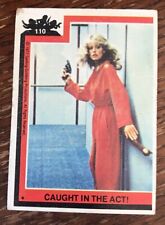 Farrah Fawcett 1977 Topps Charlie's Angels Trading Card # 110 CAUGHT IN THE ACT picture