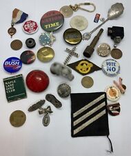 Vintage junk drawer lot items advertising Smalls Older As Shown Lot#608 picture