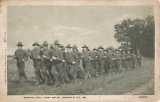 Postcard Annapolis Junction, Maryland: Running Morning Drills, Camp Meade WWI picture