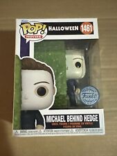 Funko POP Movies #1461 Michael Behind Hedge Halloween Funko SE W/ Protector picture
