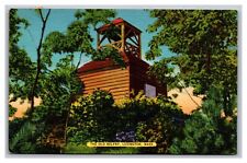 Lexington MA The Old Belfry Paul Revere Linen Postcard Posted 1954 picture
