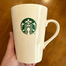 Starbucks Tall White Coffee Mug 2016 Cup Mermaid Siren Logo Design  16 oz 473ml picture