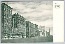 Antique Auditorium and Annex. Chicago. III. Vintage Postcard EARLY picture