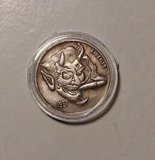 A Devil High V2 Novelty Lucky Heads Tails Challenge Coin Very Nice USA Seller. picture