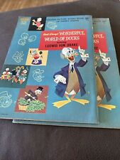 Two 1961 Golden Picture Stories Walt Disney WONDERFUL WORLD OF DUCKS TREASURY picture
