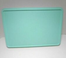Vintage Tupperware Bacon Deli Meat Keeper 5348A-1 Turquoise Box & 5349A-1 Lid picture