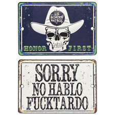 Border Patrol Agent Honor First Sorry No Hablo Fucktardo Challenge Coin LL-002 picture