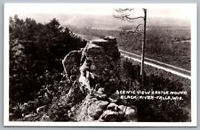 Postcard RPPC Scenic View Castle Mound Black River Falls Wisconsin Unposted picture