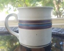 Vintage Otagiri Horizon Pattern Stoneware Coffee Mug picture