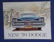 1959 DODGE Automobile Prestige Sales Brochure - Royal Coronet SW Series - MINT picture