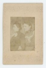 Antique CDV Circa 1890s Two Affectionate Beautiful Women Arm in Arm picture