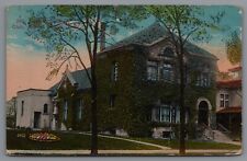 Postcard MI Ladies Literary Club Grand Rapids Michigan Posted 1915 C13 picture