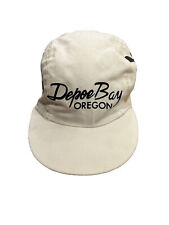Vintage 80s 90s Unisex White Disney Depoe Bay Oregon Stretch Adjustable Hat Cap picture