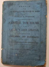Tom Thumb, Chas. Stratton, Lavinia Warren Stratton, 1863, History/Marriage picture
