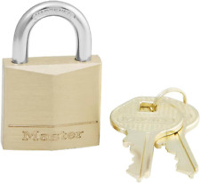 Master Lock 130D Solid Brass Padlock, 1-3/16-Inch picture