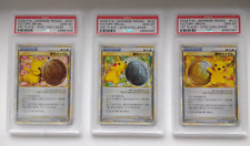 2009 PSA 10 Pikachu 1st 2nd 3rd Victory Medal Set Japanese Promo Pokemon Card picture